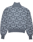 ATLAS MERINO TURTLE NECK PULLOVER in GREYS