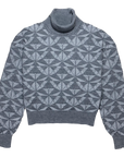 ATLAS MERINO TURTLE NECK PULLOVER in GREYS