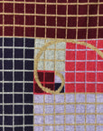 FIBONACCI SCARF IN FUCHSIA BURGUNDY