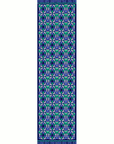 FLOWER OF LIFE SCARF IN BLUE EMERALD