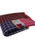 FIBONACCI SCARF IN FUCHSIA BURGUNDY