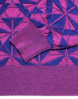 MANLY MERINO CREW NECK PULLOVER in ORCHID MARINE