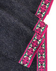 ORCHID DIAMOND WRAP IN MIDNIGHT FUCHSIA